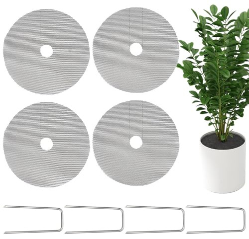 Pflanztopfgitter | Schneidbares Pflanzgefäß Gitter – Pflanzen-Blumenschutz von Tieren – für Garten Outdoor Bonsai Orchidee Tomate