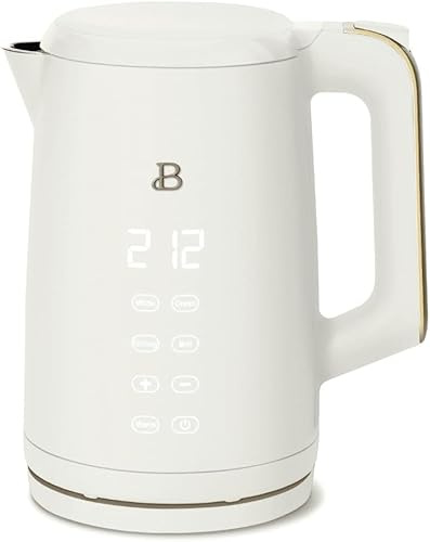 1.7 Liter Electric Water Kettle 1500W, Fast Boil Hot Water Kettle with Auto Shut-Off & Boil-Dry Protection, Stainless Steel Interior, LED Indicator.