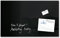 SIGEL GL130 Tableau magnétique en verre premium, surface brillante, 78 x 48 cm, verre de sécurité, montage facile, 3 aimants néodyme inclus, noir - Artverum