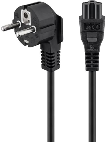Power cable bulk, CEE 7/7 plug > IEC 320-C5 jack NK 114 S-180 1.8m BLACK