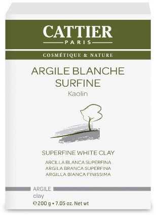 Cattier Vrac Argile Blanche Surfine 200 g Lot de 2