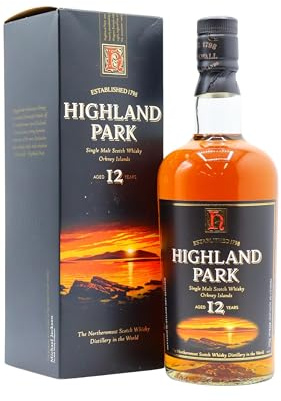 Highland Park - 12 year old Single Malt Scotch Whisky 70cl 40% ABV (Old Bottling)