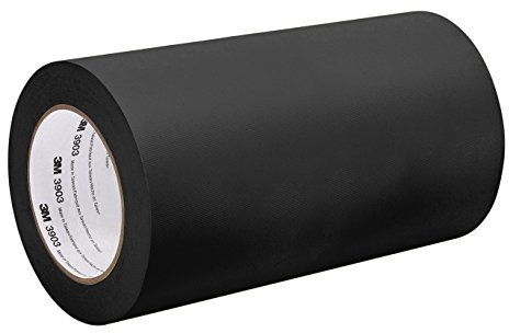 TapeCase 34-50-3903-BLACK Vinyl/Gummi-Klebeband, umgewandelt von 3M Duct Tape 3903, 12.6 psi Zugfestigkeit, 50 Yd. Länge: 86,4 cm