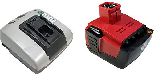 2in1 Set: Akku Schnell-Ladegerät + Li-Ion Akku 14,4V 4000mAh für Hilti B144 SF 144-A CPC SFH 144-A SFL 144-A SID 144-A CPC SIW 144-A CPC