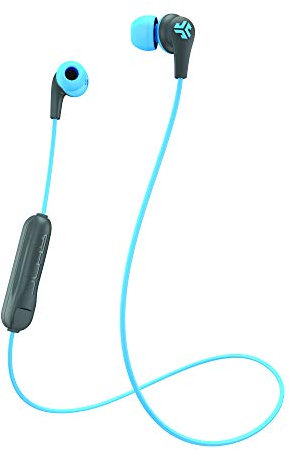 JLab JBuds Pro Bluetooth Wireless Earbuds, In-Ear Kopfhörer mit 10mm-Titan-Treibern und Geräuschisolierung, Inkl. Gel-Ohrtips und Cush-Fin-Ohrpassstücke für optimale Passform (Blau)
