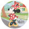 Dekora - Decoration Gateau Anniversaire Feuille Azyme de Minnie Mouse - 20 cm Diametre
