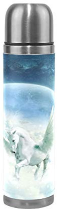 FANTAZIO Termo Termo Unicornio con alas Termo para líquidos calientes