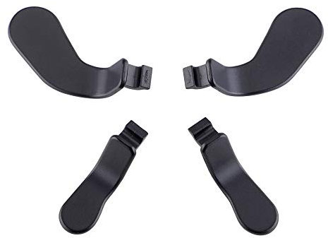 eXtremeRate 4 Paddles Metallo per Xbox Elite Series 2 Controller,Palette Levette Posteriori in Acciaio Inossidabile Ricambio per Xbox Elite V1/Series 2 Core Joystick-Nero