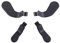 eXtremeRate 4 Paddles Metallo per Xbox Elite Series 2 Controller,Palette Levette Posteriori in Acciaio Inossidabile Ricambio per Xbox Elite V1/Series 2 Core Joystick-Nero