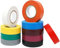 WELSTIK - Isolierband Farbig Set - 19 mm x 20 m - strapazierfähiges, selbstklebendes Isolierband zum Schutz, Bündeln und Reparieren von Kabeln - 10 Rollen