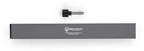 French Door Bar Lock - Secure French Door Security Lock for Home and Office (Grey)