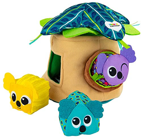 Lamaze Walla Walla Baumhaus, Formen Sortierspiel, Neugeborenen Babyspielzeug, sensorisches Spielzeug für Babys mit Farben und Geräuschen, Entwicklungsspielzeug für Jungen und Mädchen ab 0 Monaten