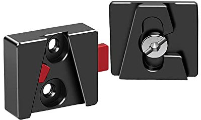 Atmoshue Mini V-Lock Mounting Kit Female V-Dock Male V-Lock Quick Release Plate V-Lock Plate
