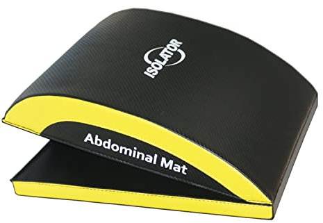 ISOLATOR Ab Mat, Sit Up Pad mit Steißbein-Schutzkissen, Bauchmatte & Bauchmuskel-Matte für Bauchmuskeltraining
