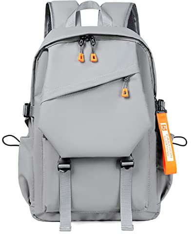 LIYGHFRTIO 15.6 Inch Laptop Backpacks Extra Large Business Travel School Backpack Bag With USB Charging Port(Color:grey)
