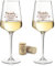 Leonardo Weingläser mit UV-Druck - Freunde für immer - Personalisiert mit Namen- Geschenkset für die beste Freundin als Geburtstagsgeschenk - Der perfekte Mädelsabend bei Gutem Wein - Farbe Puccini