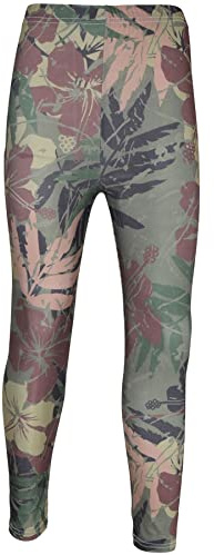 A2Z 4 Kids Camo Leaf Print Leggings Trendy Girls Ages 7-13 Years | Summer Fashion Stretch Pants Comfortable Everyday Wear Stylish Design