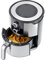 JUST PERFECTO Friteuse Sans Huile 4L | 1400 W | Acier inoxydable | Avec fonction minuterie | Passe au lave-vaisselle | Airfryer, friteuse à air enroué, friteuse