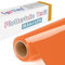 Lya Vinyl Plotterfolie Textil, 30,5 × 457,5cm Orange Flexfolie Plotter Textil für Cricut und Silhouette Cameo, Textilfolie Plotter für DIY Stoff und Shirt