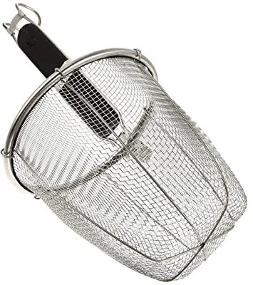 Panier D'Ébullition De Nouilles Ustensiles De Cuisine Jetables Nouilles Asiatiques Petit Tamis Spachella Pot De Passoire Tamis Avec Poignée Tamis À Nouilles En Acier