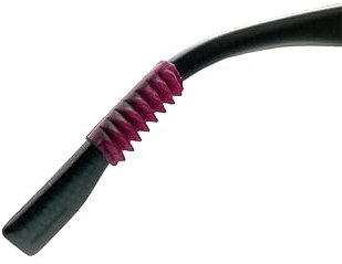 EarGrip® Anti Rutsch Überzug für Brillenbügel als Stopper der Brillen Bügelenden.