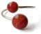 Fly Style 925 Silber Ring für Damen - Offener, Größenverstellbarer Ring Mit Stein oder Muschel - Größe: 17.8 mm, Farbwahl: Rote Koralle