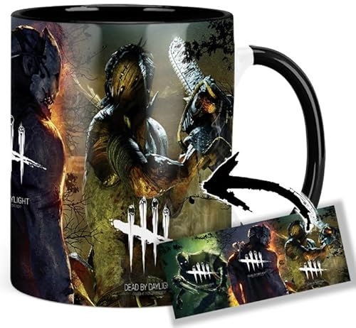 Dead By Daylight Tasse Innen & Henkel Schwarz Keramikbecher Mug