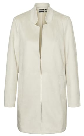 VERO MODA Damen Vmjosefreja Fauxsuede Jacket Boo Jacke, Oatmeal, L