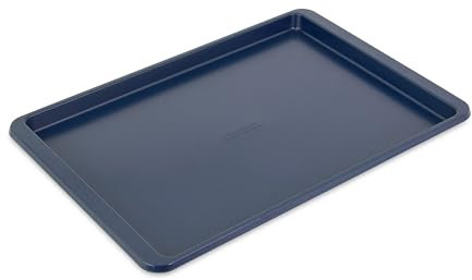 KitchenAid 13x18in Nonstick Aluminized Steel Baking Sheet, Ink Blue