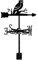 ANCNA-U Wetterfahne aus Edelstahl, Windfahne, Adler, Eule, Ornament, Vogel-Stil, Windrichtungsanzeige, Outdoor, Garten, Garage, Kuppel, Scheune, Dekoration, Eule ~ A