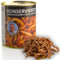 UGF – Saftige Konservierte Mehlwürmer, 490g, Vogelfutter Wildvögel Ganzjährig, Igelfutter, Eichhörnchen Futter, Hamster Futter