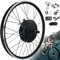 Umrüstsatz für E-Bike, 20/24/26/27,5/28/29/700c E-Bike-Kit, E-Bike-Umrüstsatz, E-Bike-Vorderrad-Umrüstsatz, E-Bike-Kit, Pedelec elektrisch Fahrrad mit LCD-Display, 36V/500W-28 Zoll (36V/250