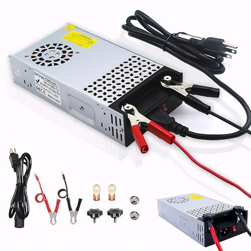 SWTPWR New Upgraded DIY SMPS 110V 230V AC to DC 12V 30A 360W Power Supply Adapter, Converter, 12V Voltage Transformer for Motor Pump CCTV 3D Printer Air Compressor Led