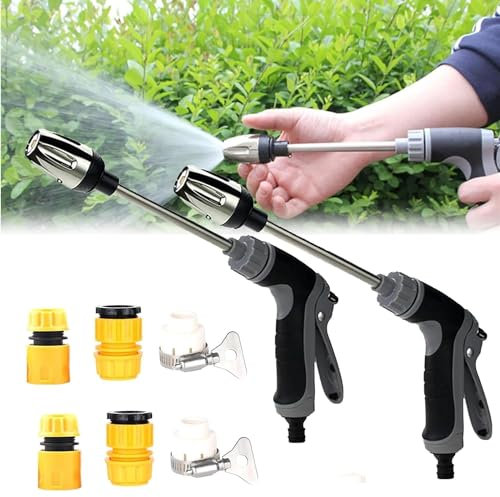Turbowasher, nettoyeur haute pression pour chaque tuyau d'arrosage, turbolaveuse pour tuyau d'arrosage, nettoyeur haute pression My Garden Friend, buse de jet 2 en 1 nettoyeur haute pression (2