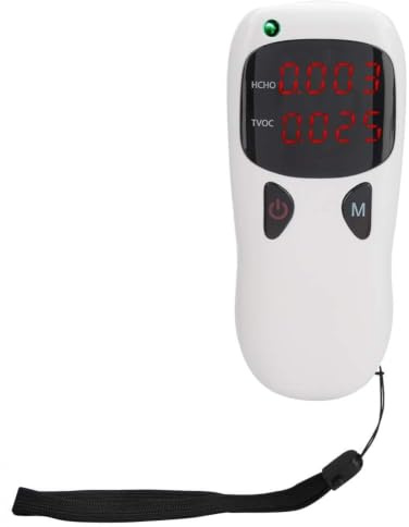 Formaldehyd-Detektor, Innenluftqualitätstester, TVOC-Monitor, Tragbares HCHO-Messgerät, Anwendbar Im Büro, Wohnzimmer, Schlafzimmer, ABS-Gehäuse