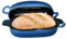 Dutch Oven for Bread Baking - 2.5QT Bread Pans for Homemade Bread with Perforated Non-Stick Silicone Liner Cast Iron Bread Pan Dutch Oven Loaf Pan with Lid and Loop Handles for Homemade Breadmaking