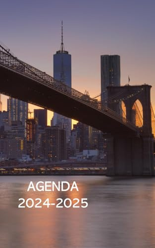 AGENDA 2024 2025: Planificateur scolaire NEW YORK de Septembre 2024 à juillet 2025 Primaire, collège, lycée Pour ados garçon fille Format A5