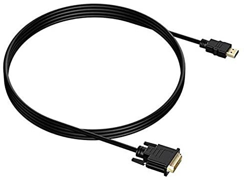Foollusiie 1.8M to DVI Adapter Video Cable Computer to TV Two-Way Mutual to HD Cable