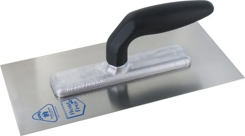 JUNG HENKELMANN Handy - Glättekelle Edelstahl 140 x 280 mm mit ergonomischem Griff