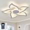 GWYAJTU Blume Deckenlampe Mit Fernbedienung APP, LED Dimmbar 3000K-6000K Deckenleuchte, 36W Moderne Lampe Mit Timer Für Schlafzimmer Küche Wohnzimmer Büro