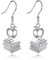 DAYLINLOVE Lehrer Ohrringe 925 Sterling Silber Äpfel und Bücher Ohrringe Lehrer Schmuck für Lehrer Geschenk