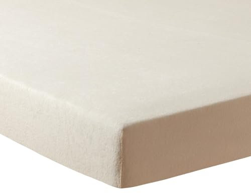 TRAUMSCHLAF Frottee Massageliegenbezug Therapieliegenbezug Natur, 65x190x10 cm