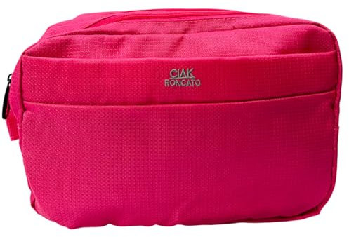 Ciak Roncato Beauty Case da Viaggio in Tessuto, 19x30x12 cm (Rosa)