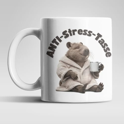 Anti Stress Wombat Kaffeetasse Teetasse Tasse Geschenkidee 325 ml