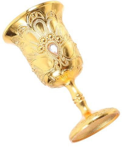 FUNNETOYU bicchiere di vino retrò rosa etichette Calice cocktail tazza piccolo Bianco blu annata di grandi dimensioni bicchieri di vino coppa di ottone calici medievali rame D'oro