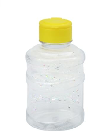 Almacenamiento de jugo de plástico de 350 ml con tapas, bonito cubo de agua de mano, botella transparente reutilizable sellada con té de leche