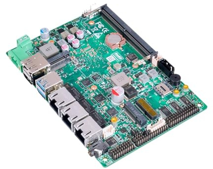 kvcccss Scheda Madre Integrata 3 LAN X86 12a Generazione N150 N305 1*DDR5 6*Com HD/DP LVDS Can Poe Scheda Madre for PC Industriale da 3,5 Pollici(AD743AW-N305)