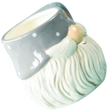 SHINEOFI Tasse en Céramique Vintage Père Noël 400 Ml Tasse à Lait Créative pour Petit-Déjeuner Mug à Boisson Élégante pour Usage Domestique et Présents de Noël