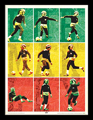 Bob Marley 'Fußball' Memorabilia,30 x 40 cm