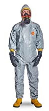 Tychem 6000 F model CHA5, grau, xl